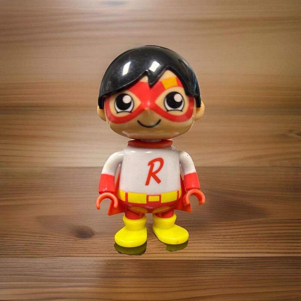 Ryan's World Red Titan Superhero With Red Cape 6" Action Figure By Bonkers Toys